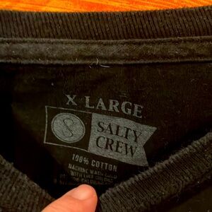 Salty Crew XL black tee short sleeve